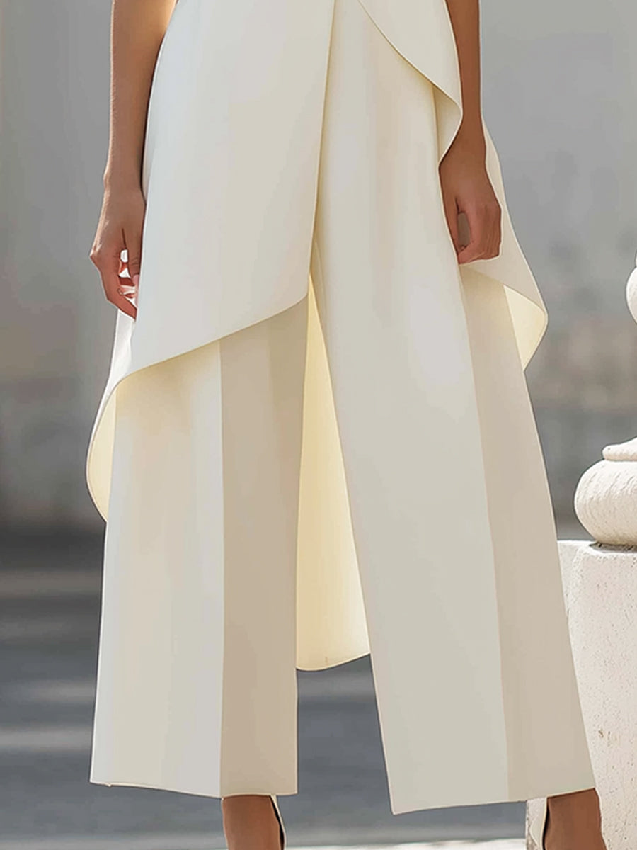 Aurora — Completo Elegante con Pannello Drappeggiato