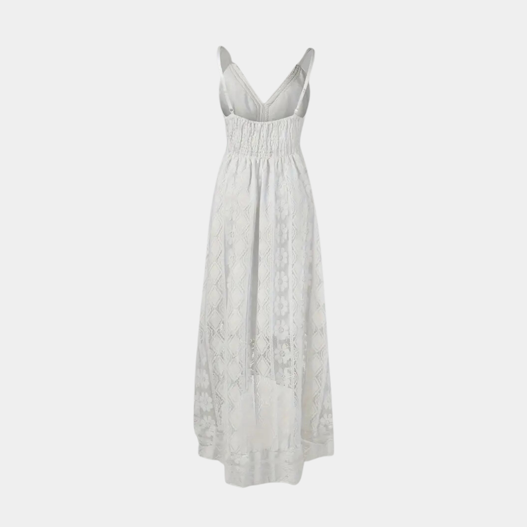 Rachele – Abito boho in pizzo