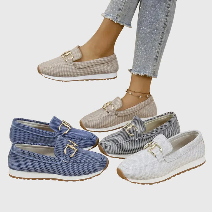Sinforosa™ | Mocassino sportivo con fibbia dorata