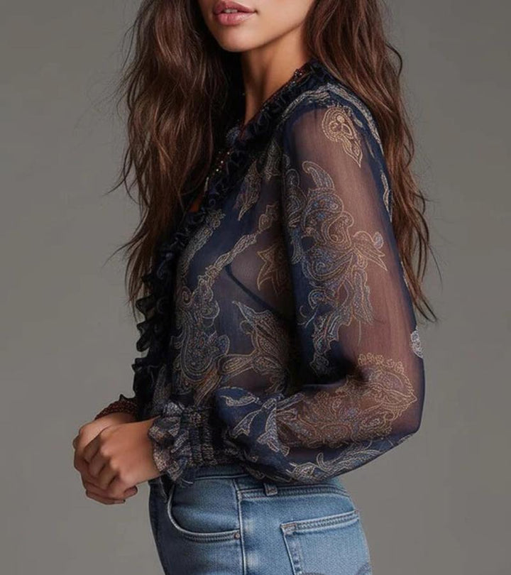 Demi | La Blusa con Volant Imperdibile