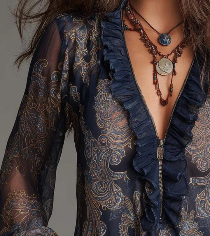 Demi | La Blusa con Volant Imperdibile