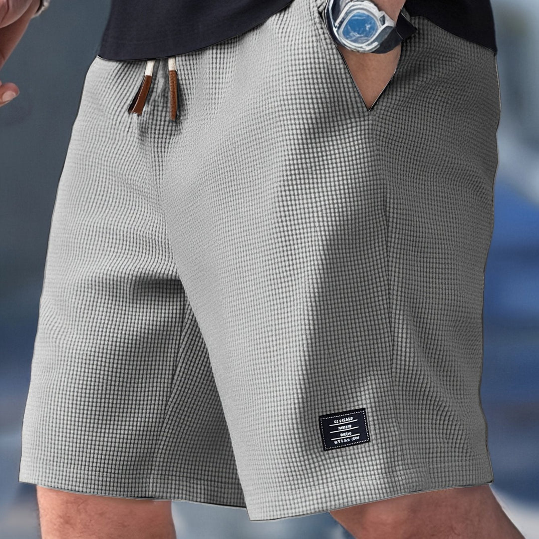 Marco — Shorts in Tessuto Waffle