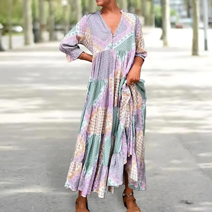 Floriana – Abito boho stampato