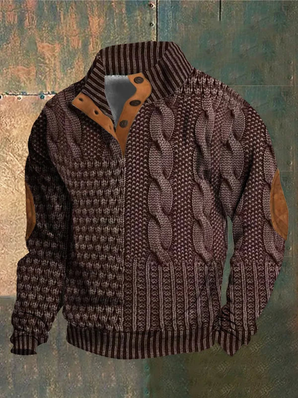 FRANCO MARINO | PULLOVER CALDO CON MOTIVO