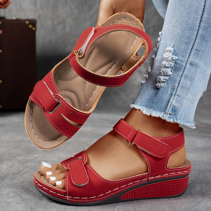 Greta — Sandali Comfort con Cinturini a Strappo