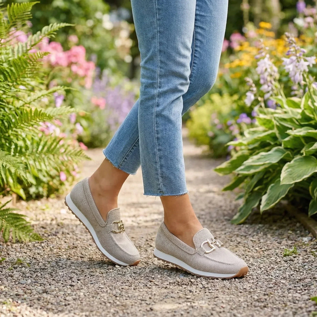 Sinforosa™ | Mocassino sportivo con fibbia dorata