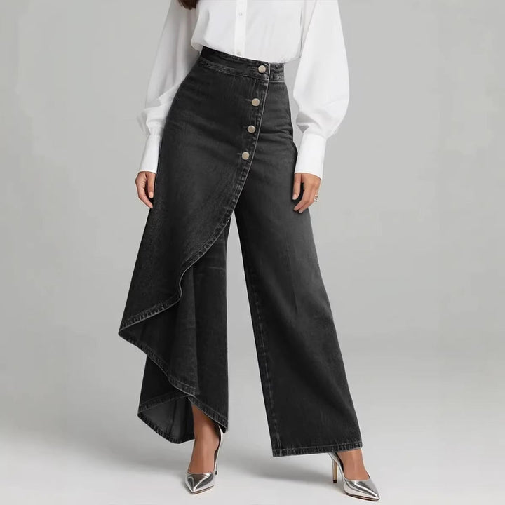 Felicia | Pantaloni originali con dettagli a balze.