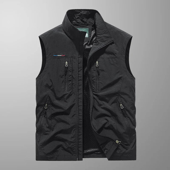 Vincent — Gilet Cargo Multitasche Traspirante
