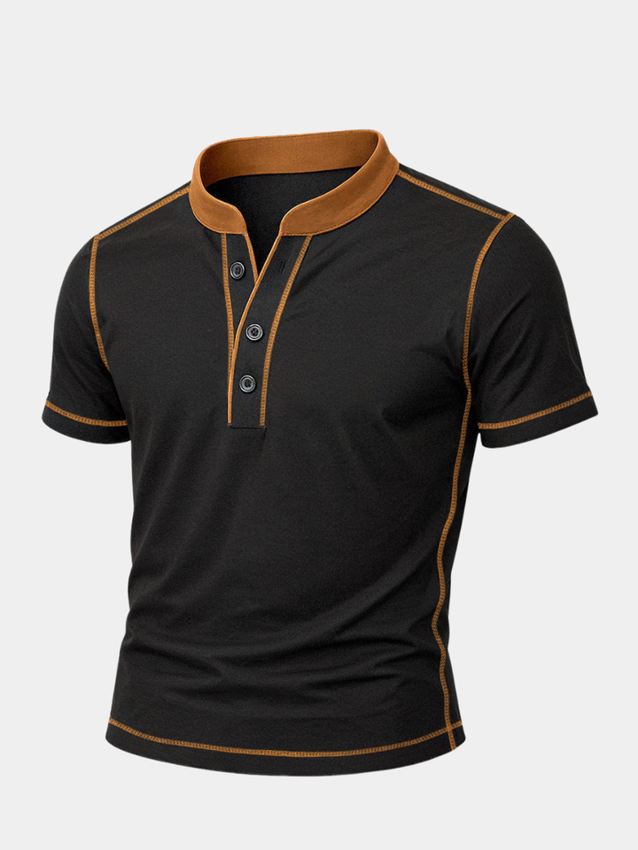 OLIVIER | CAMICIA HENLEY CON ORLO EMBER