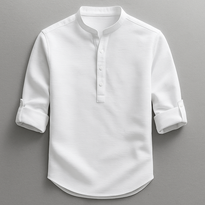 LAURENT MONACO | CAMICIA IN COTONE E LINO
