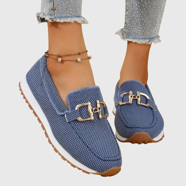 Sinforosa™ | Mocassino sportivo con fibbia dorata