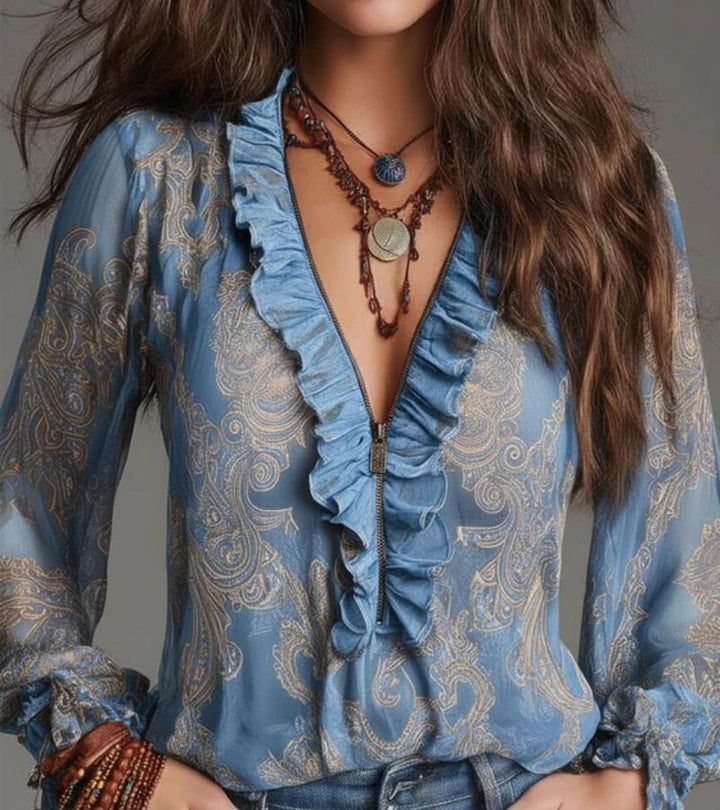 Demi | La Blusa con Volant Imperdibile