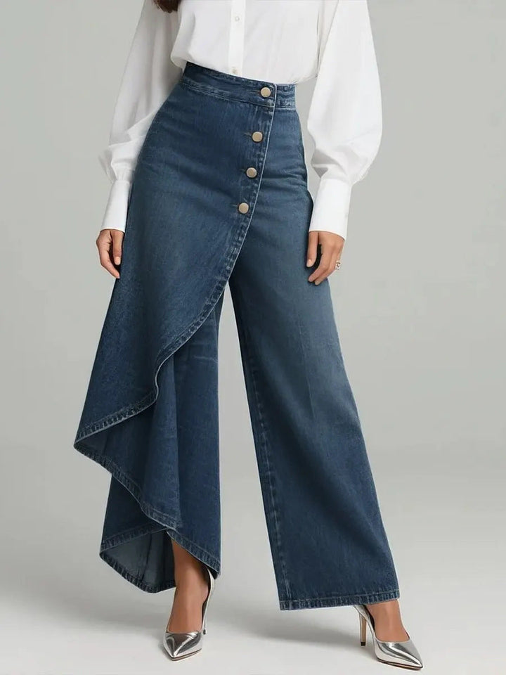 Felicia | Pantaloni originali con dettagli a balze.