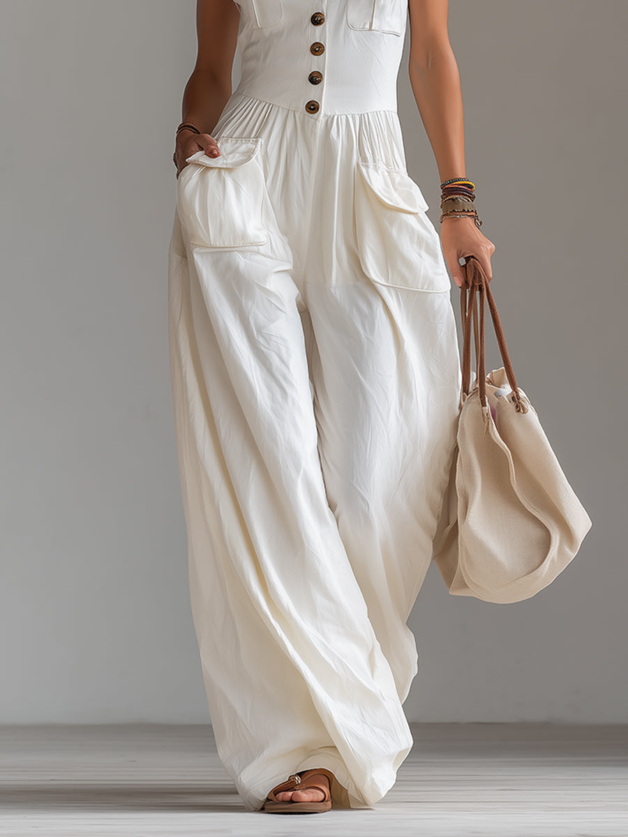 Renata | Tuta casual con tasche