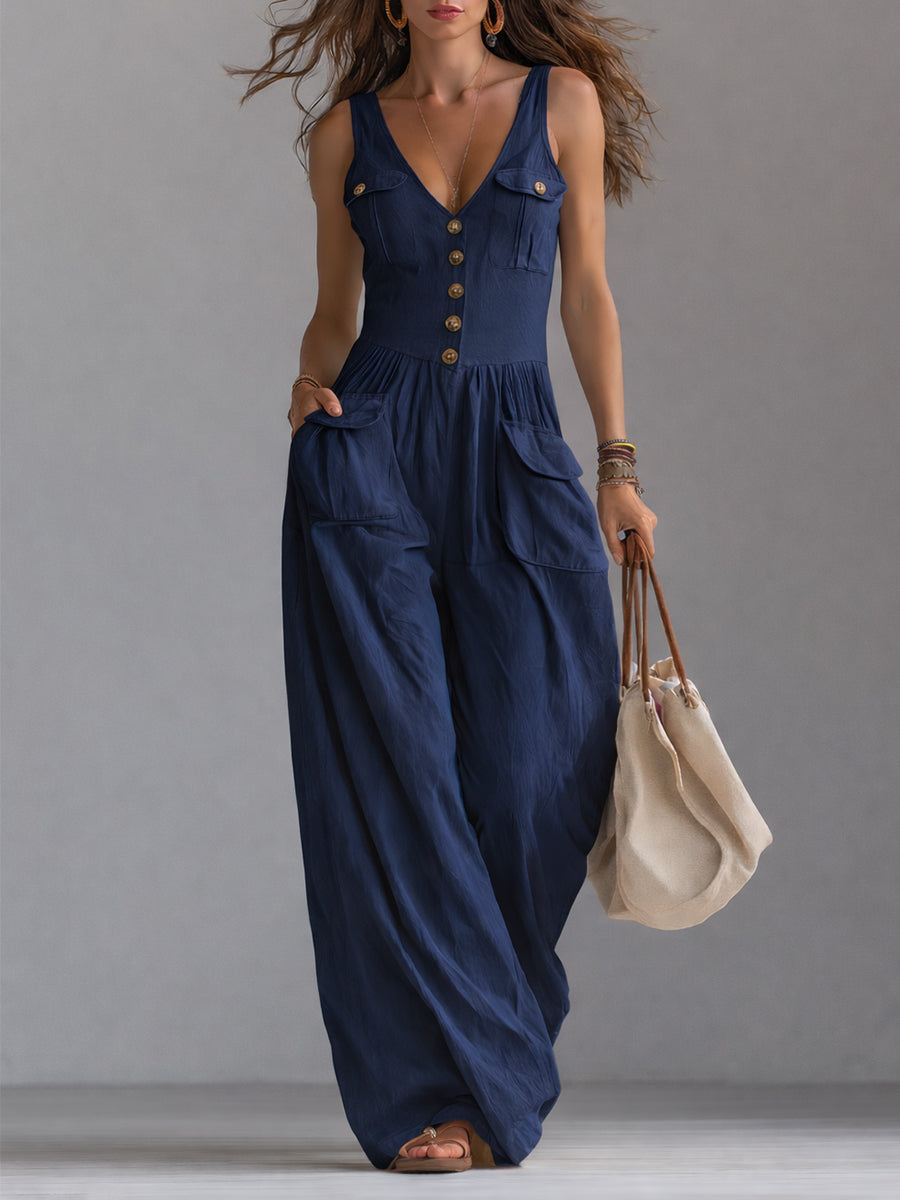 Renata | Tuta casual con tasche