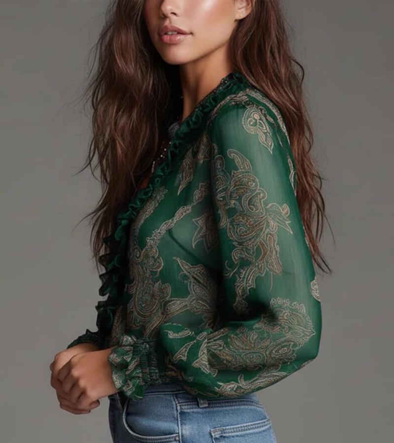 Demi | La Blusa con Volant Imperdibile