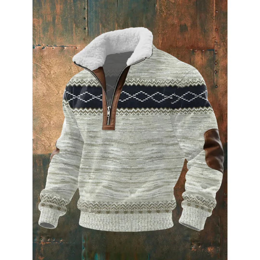 FRANCO MARINO | MAGLIONE CON COLLO ALTO IN POLARE
