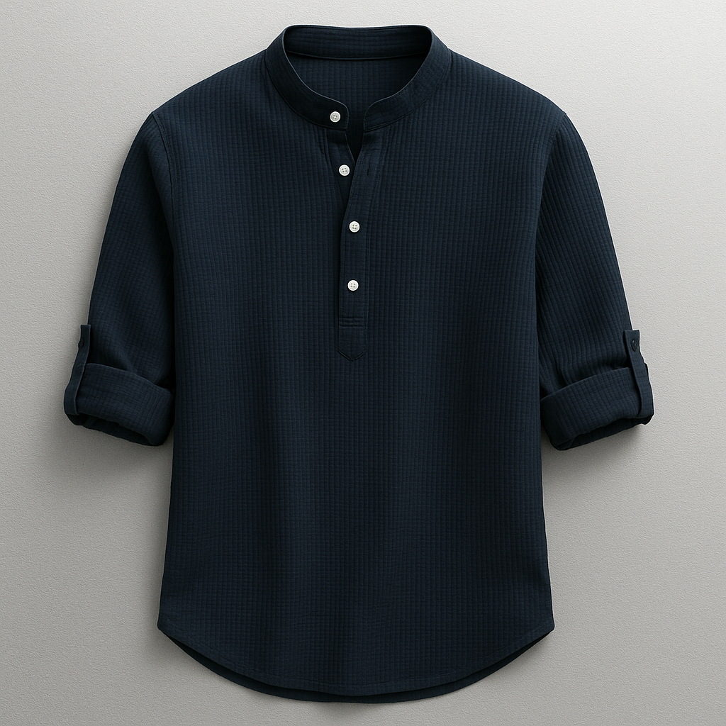 LAURENT MONACO | CAMICIA IN COTONE E LINO