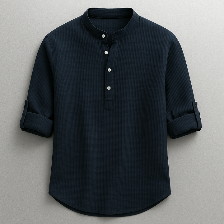 LAURENT MONACO | CAMICIA IN COTONE E LINO