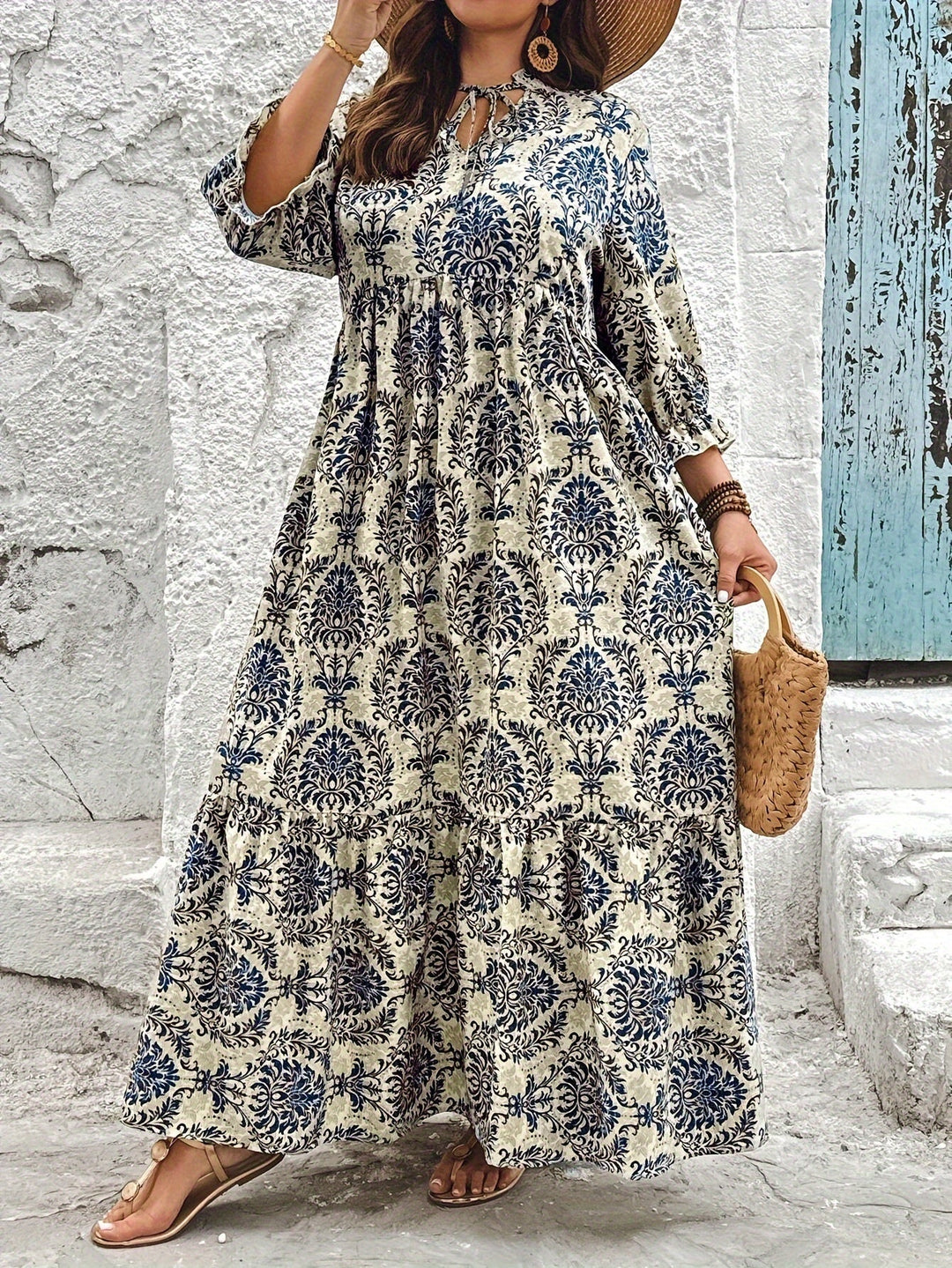Marta – Abito boho mosaico