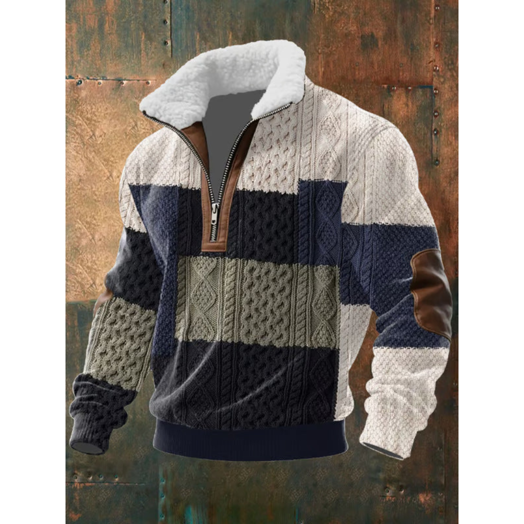 FRANCO MARINO | MAGLIONE CON COLLO ALTO IN POLARE