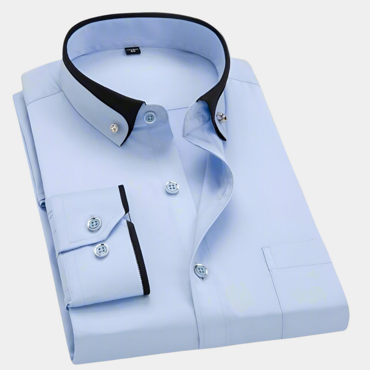 FRANCO MARINO | CAMICIA CLASSICA UOMO A MANICHE LUNGHE