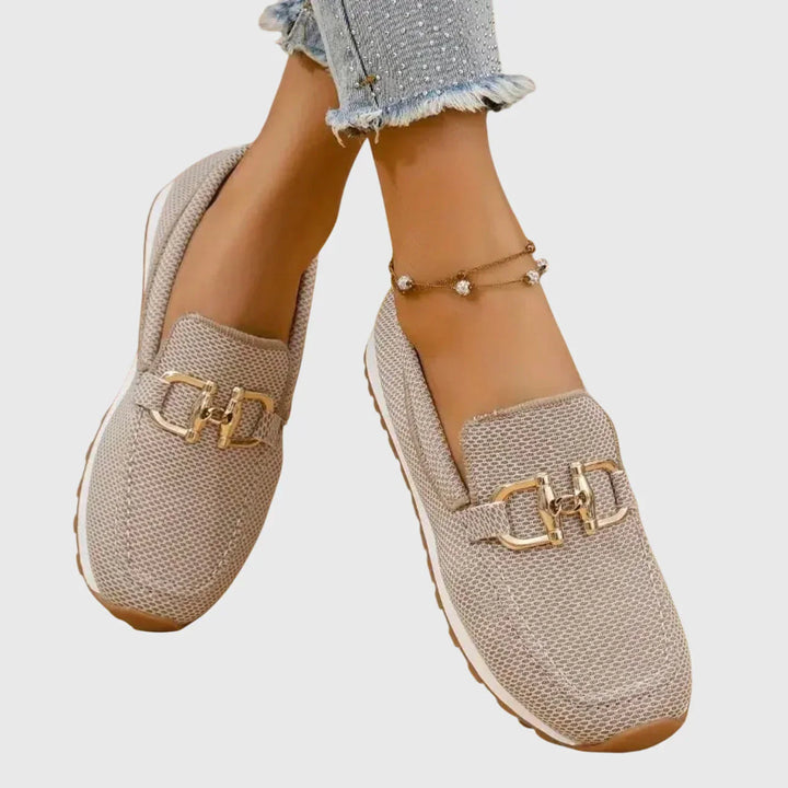 Sinforosa™ | Mocassino sportivo con fibbia dorata