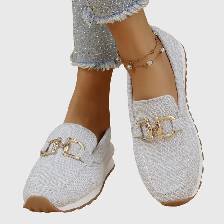 Sinforosa™ | Mocassino sportivo con fibbia dorata