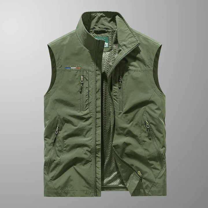 Vincent — Gilet Cargo Multitasche Traspirante