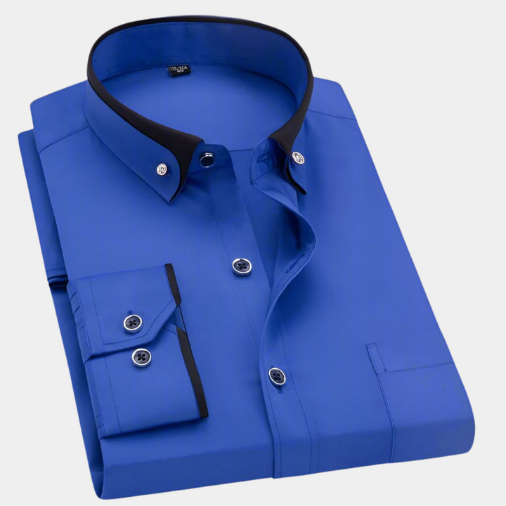 LAURENT MONACO | CAMICIA CLASSICA A MANICHE LUNGHE