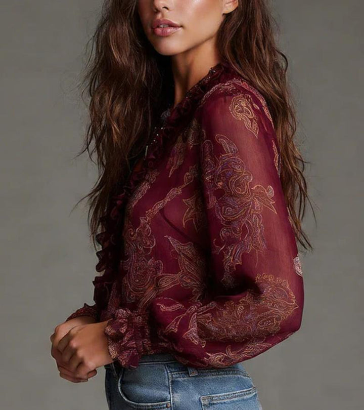 Demi | La Blusa con Volant Imperdibile