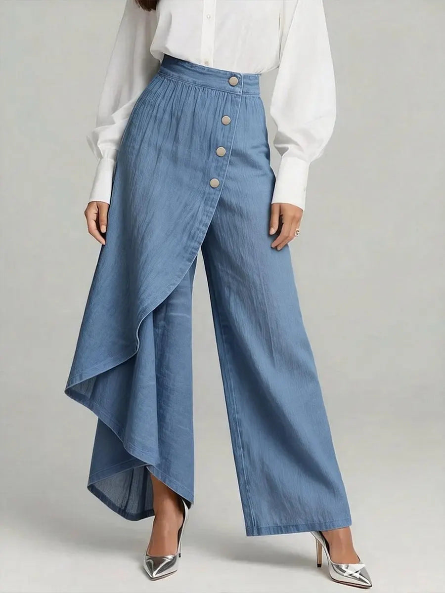 Felicia | Pantaloni originali con dettagli a balze.