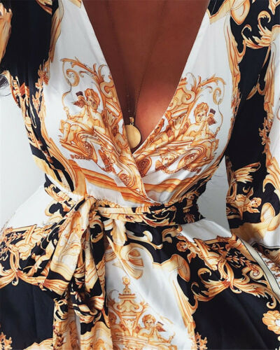 Fabiola – Abito boho stampato