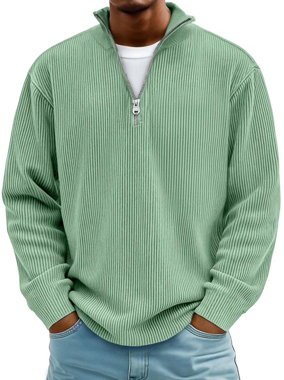 FRANCO MARINO | MAGLIONE CON ZIP ALLA MODA