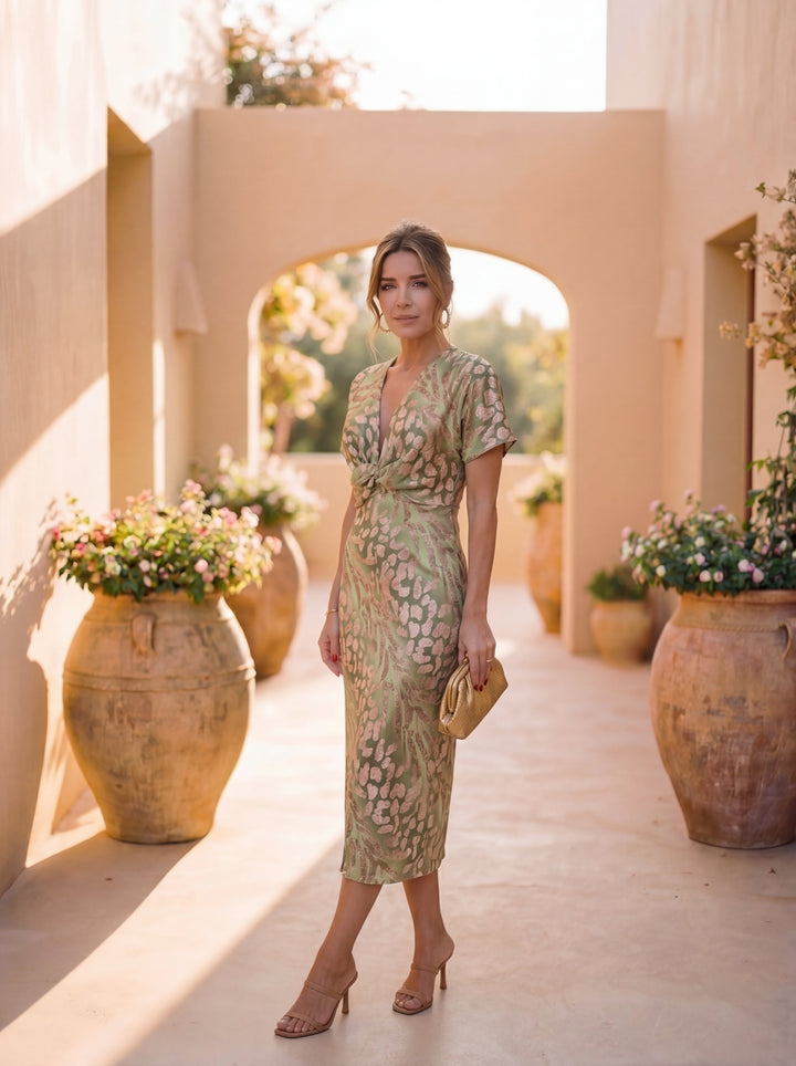 Valentina | Abito elegante con dettagli glitterati