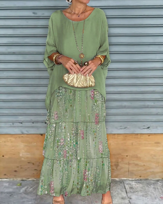 Alessia – Abito boho a strati