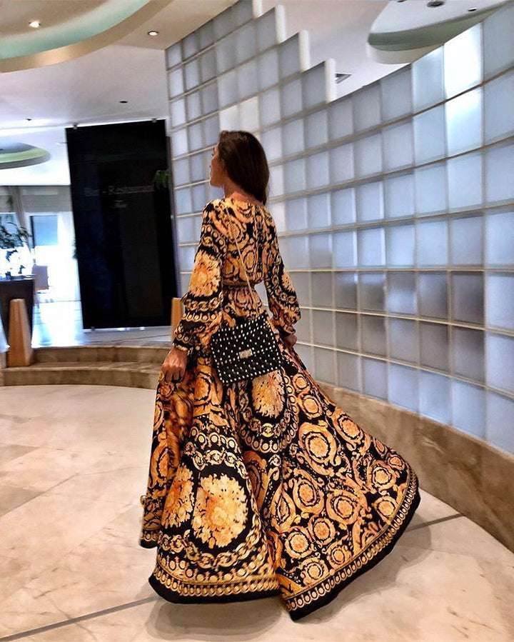 Fabiola – Abito boho stampato