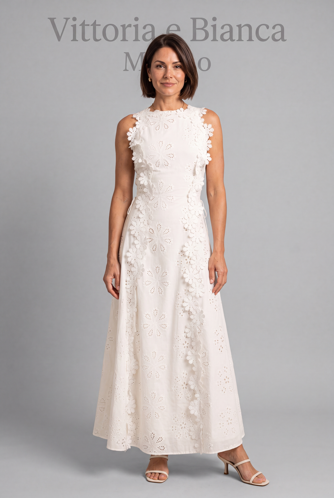 Della | Elegante Abito Maxi Ricamato