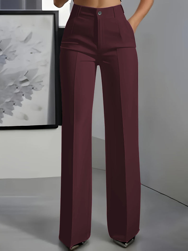 Romina | Bellissimi pantaloni elasticizzati a vita alta.