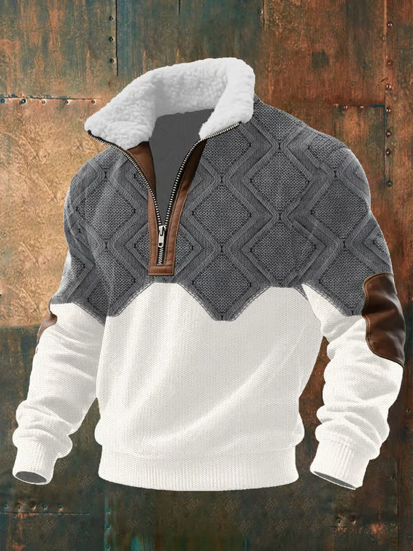 FRANCO MARINO | MAGLIONE CON COLLO ALTO IN POLARE