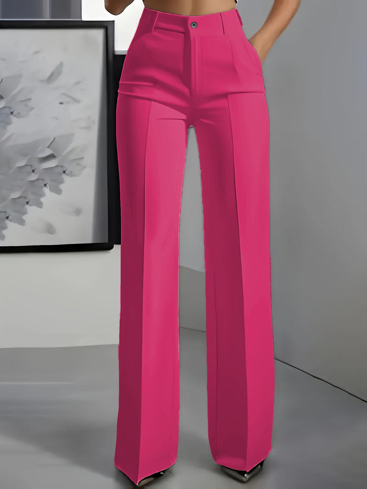 Romina | Bellissimi pantaloni elasticizzati a vita alta.