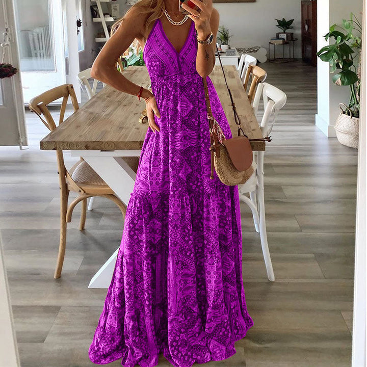 Giulia – Abito boho maxi