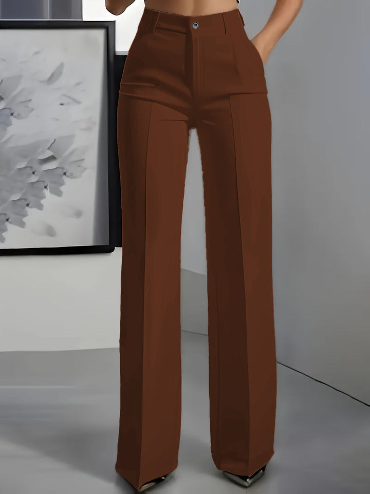 Romina | Bellissimi pantaloni elasticizzati a vita alta.