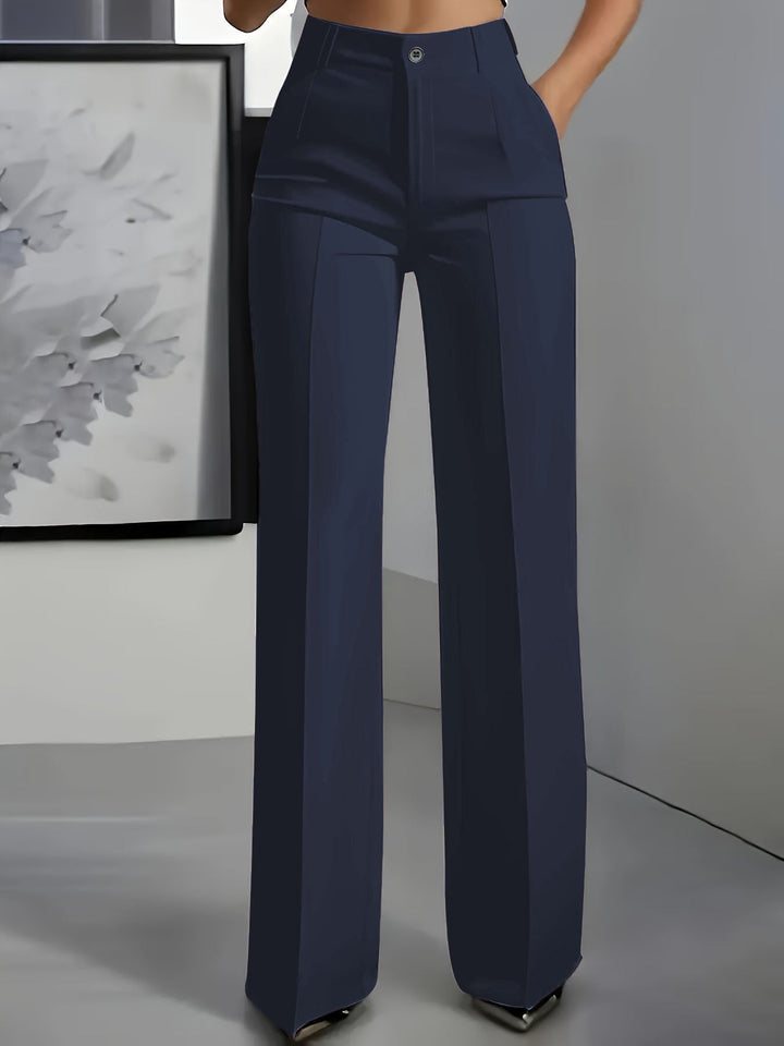 Romina | Bellissimi pantaloni elasticizzati a vita alta.