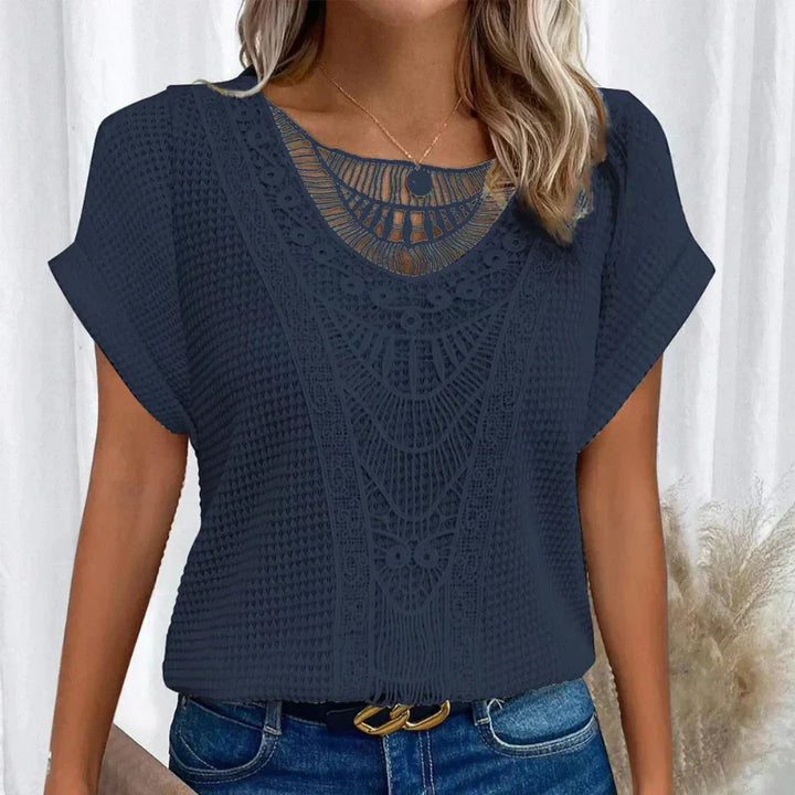 Verónica™ | Top elegante con dettagli in pizzo