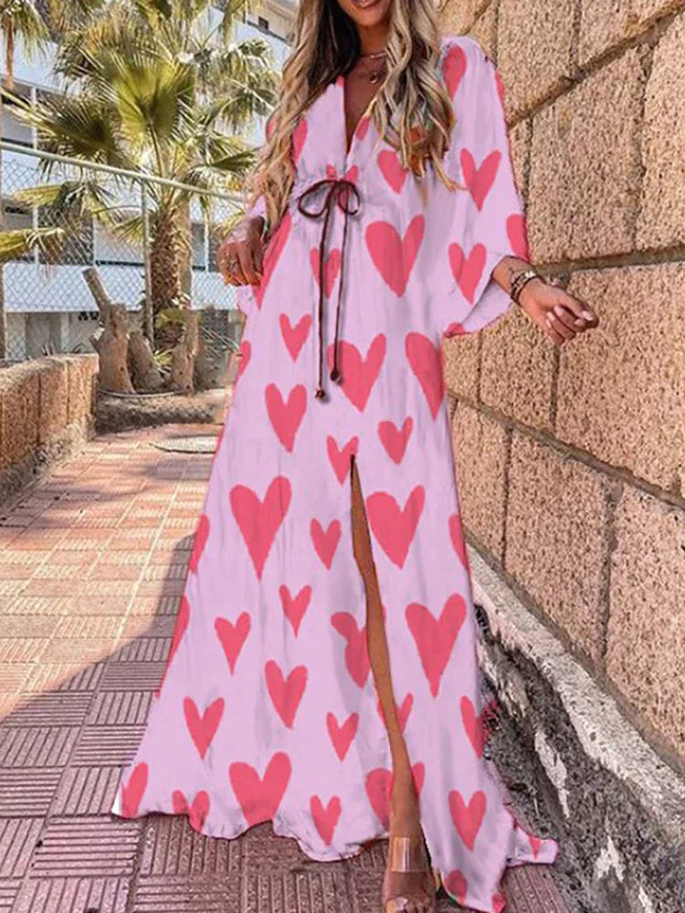 Daria – Abito boho caftano