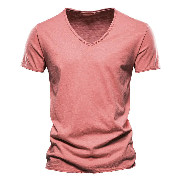 FRANCO MARINO | T-SHIRT COL V IN COTONE PER UOMO