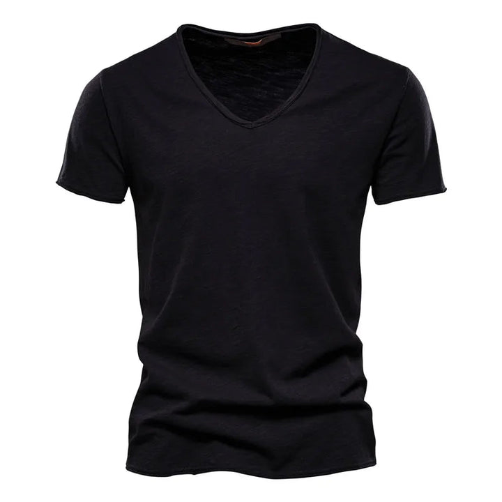 FRANCO MARINO | T-SHIRT COL V IN COTONE PER UOMO