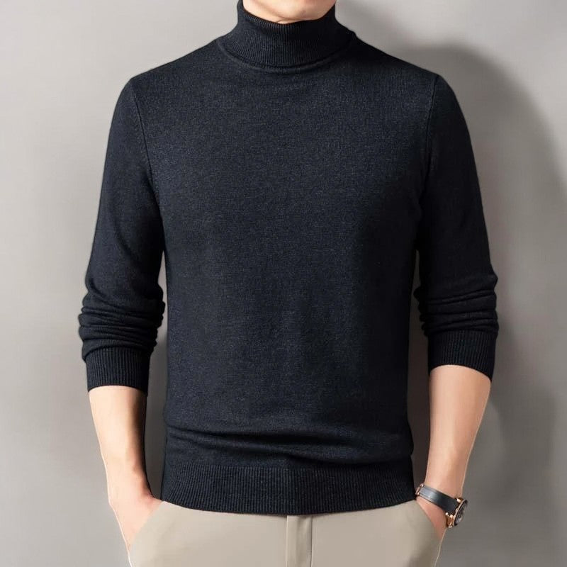 FRANCO MARINO | MAGLIONE ELEGANTE CON COLLO ALTO