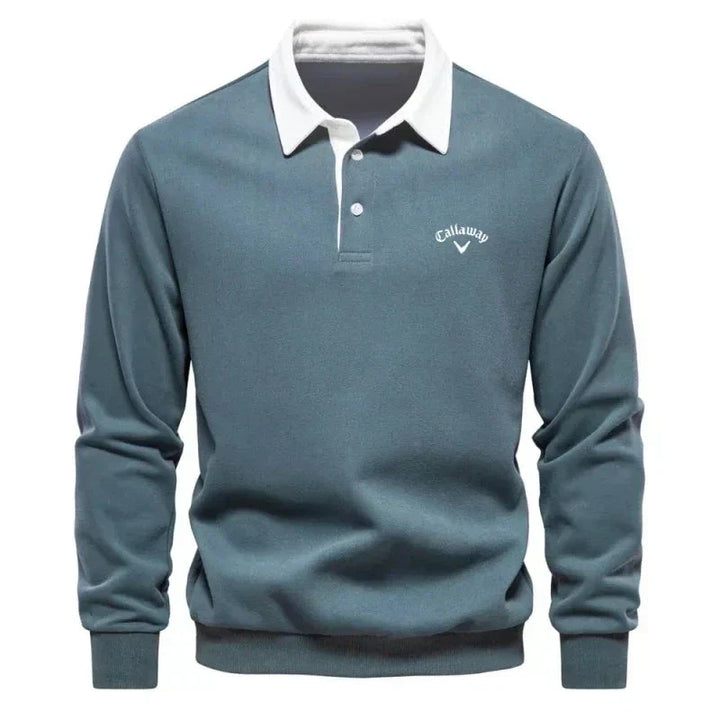LAURENT MONACO | MAGLIA POLO CON CONTRASTI RAFFINATI